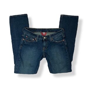 Lucky brand low-rise straight leg jeans